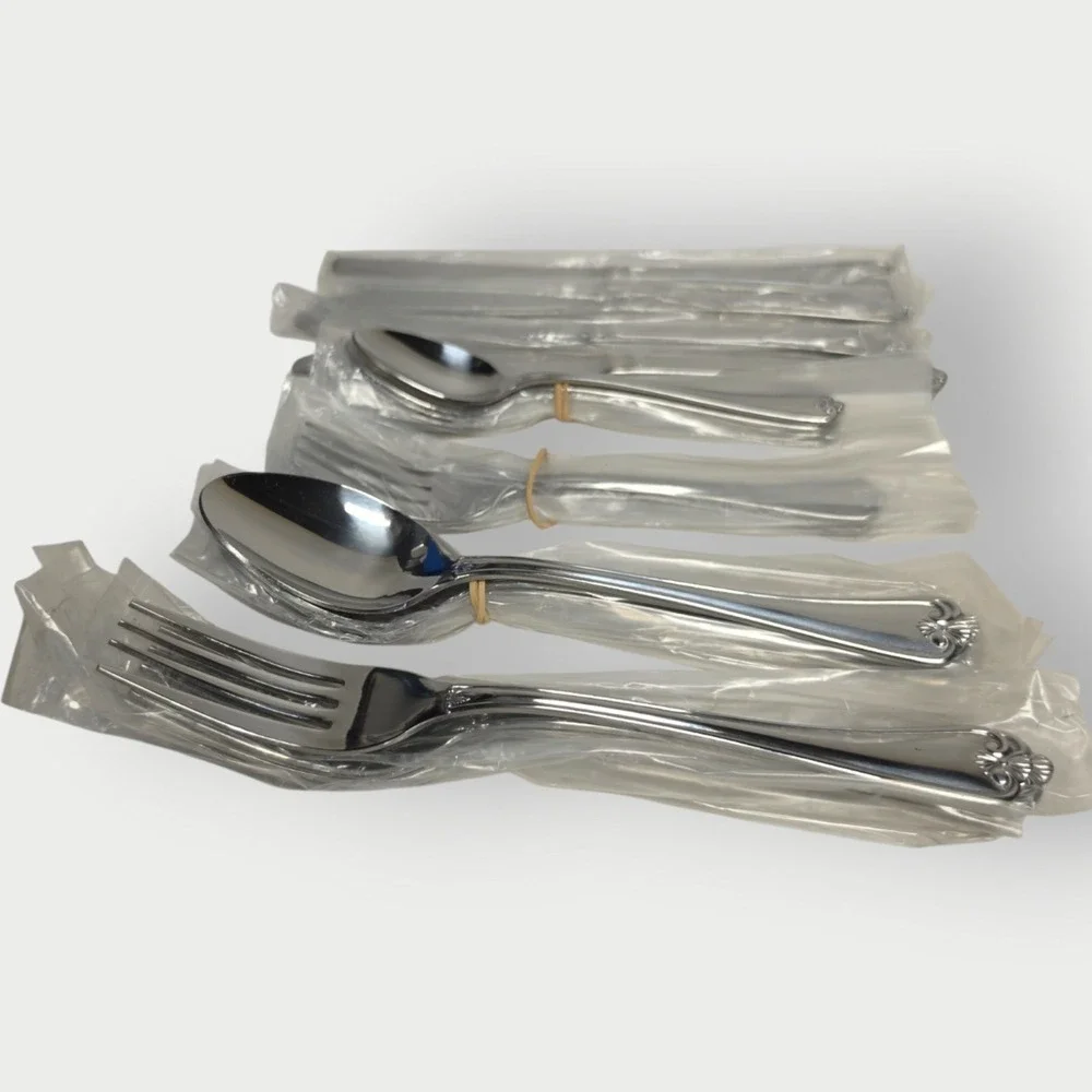International Stainless Flatware CANFIELD - 20 Pieces Fork Spoon Knife Indonesia
